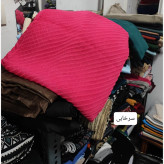 روسری پلیسه لب دوز