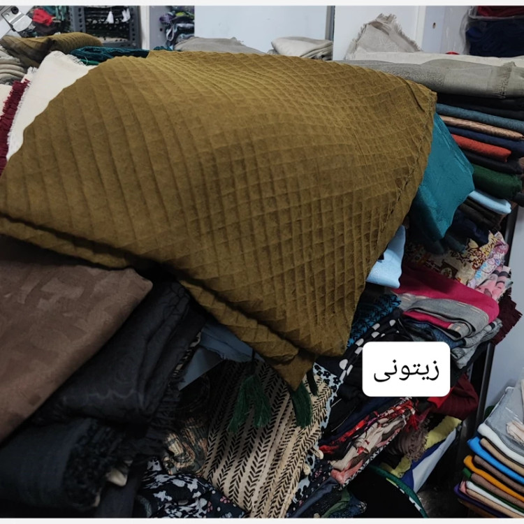 روسری پلیسه لب دوز