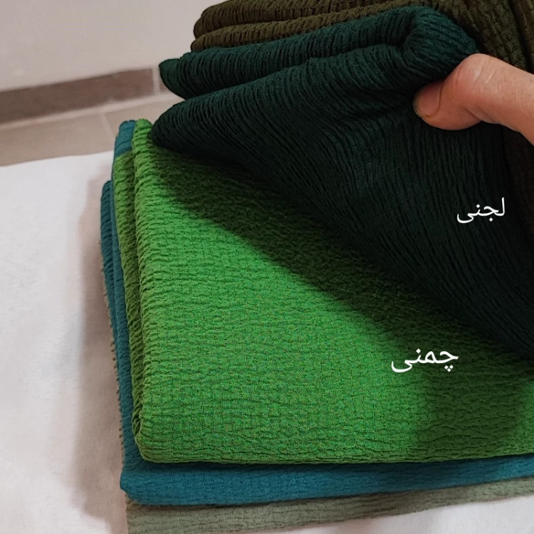 شال پفکی( سبز)جنس عالی با ارسال فوری